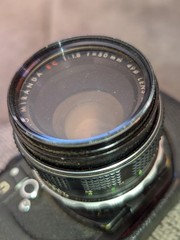 Miranda DX-3 35mm SLR Film Camera w/ Miranda EC 50mm f/1.8 Lens Untested Japan
