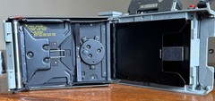 Vtg Polaroid 440 Automatic Land Folding Camera w/ Case Manual Flash Filter Set
