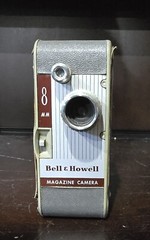 Antique 8mm Bell & Howell Magazine Film Camera UNTESTED