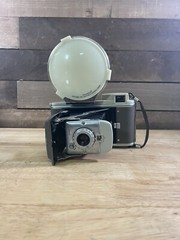 Vintage Polaroid Land Camera Model 80 With Flash As Is