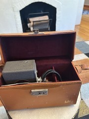 Vintage DeJur Eldorado 8mm Roll Film Movie Camera With Case. USA. Untested.