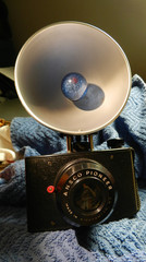 Ansco Pioneer w/Flash and bulb 616 Film , wood spool,