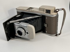 Vintage Land Camera Polaroid Highlander Folding Bellows Model 80A 1950s