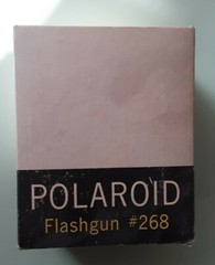 Vintage Polaroid Flashgun #268, Box, Paper Items. Looks Unused