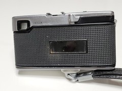 Vtg Olympus Quickmatic EES Camera Strap Case Uses 126 Cassette Film Untested