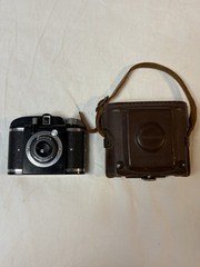 Vintage Beacon II Camera by Whitehouse Products / Untested With Leather Case