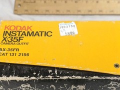 Kodak X-35 Instamatic Camera w/ Box Manual Flash AX-35FR 1976 Vintage