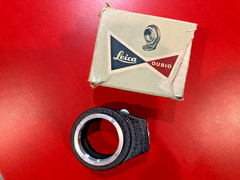 VTG. 35MM LEICA LEITZ WETZLAR OUBIO VISOFLEX II LENS ADAPTOR (16497D) W/ BOX.
