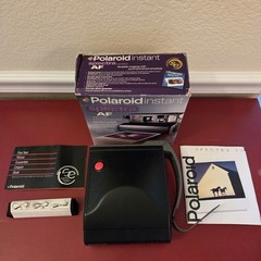 Polaroid Instant Spectra AF Camera Working Condition Box, Strap, Instructions