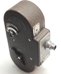 Cinklox 16mm Camera Model 3-S w/ Wollensak Cine Velostigmat Lens Running Motor