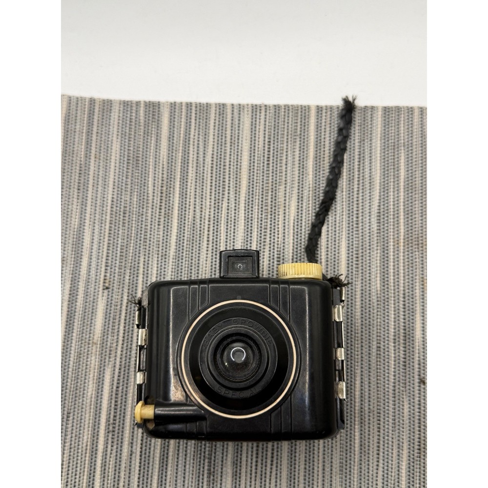 Kodak Baby Brownie Special Vintage Bakelite 127 Film Box Camera Art Deco Black