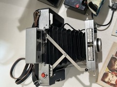 Polaroid 250 Automatic Land Camera Zeiss Complete Kit Case Film Flash & More