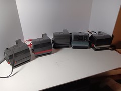 Vintage Polaroid 600 Series Instant Camera Lot 5 Pieces OneStep Impulse one step
