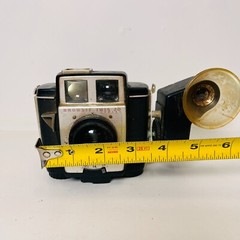 Vintage 1960’s Kodak Brownie Twin 20 Film Camera With Supermite Flash Holder
