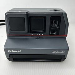 Vintage Polaroid Impulse 600 Camera w/Pop-Up Flash & Strap Untested