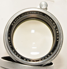 VINTAGE CANON 50mm, f1.5 LENS & RF CAMERA IVSB WITH CASE. BEAUTIFUL & WORKING
