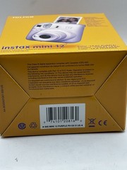 Fujifilm Instax Mini 12 Instant Camera Lilac Purple with Box