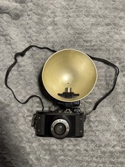 VTG Art Deco Fed-Flash 64mm Camera With Flash Type A