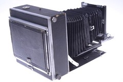 ✅ LINHOF TECHNIKA 13X18CM (5X7) II CAMERA *WORKS* W/ VIEWING HOOD & GROUND GLASS