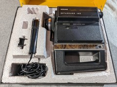 Vintage Kodak Ektasound 140 with Microphone+ Manual in Original Box movie camera