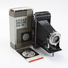 KODAK SPECIAL SIX-16, 127/4.5 K.A. SPECIAL (HAZE), BOXED, SPEEDS OFF/cks/200260