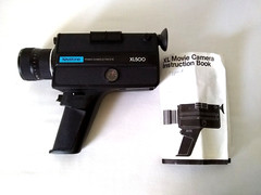 Keystone Power Zoom Electric Eye XL 500 Movie Camera NOT TESTED/FOR PARTS w/CASE
