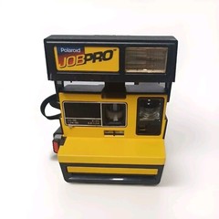 Polaroid Job Pro 600 Instant Film Camera FILM TESTED! VGC! The Construction Cam