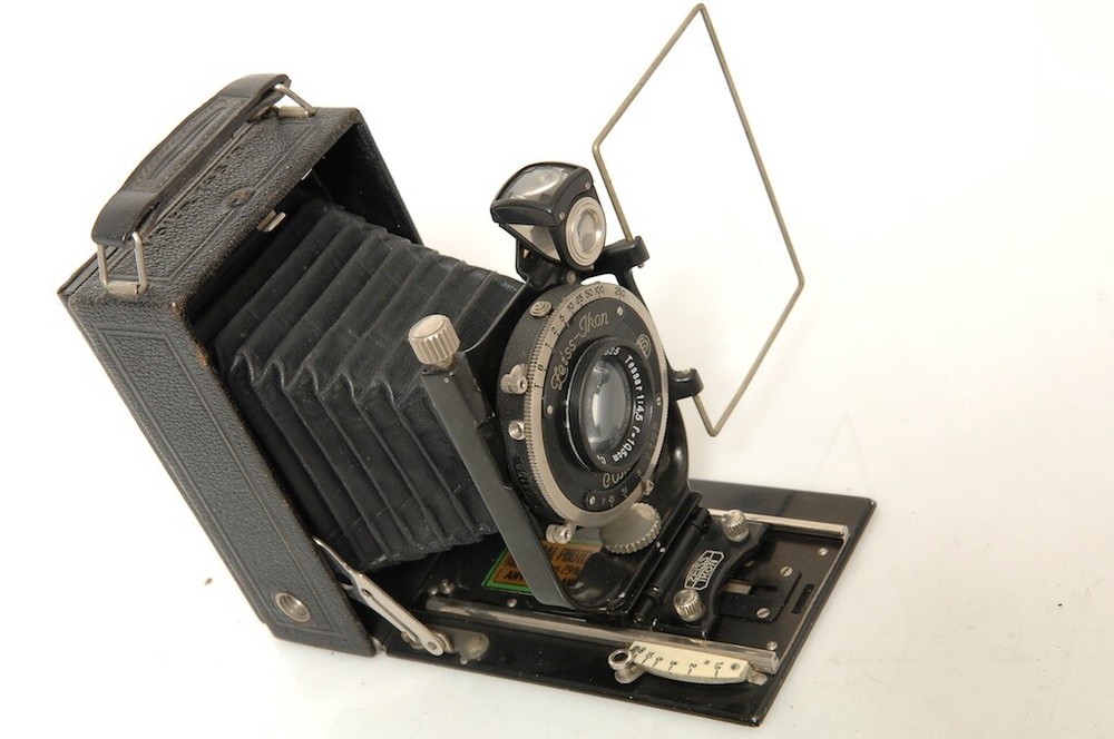 ✅ ZEISS 6.5X9CM VOLTA 146/3 FLAT BED CAMERA W/ TESSAR 10.5CM f/4.5 LENS