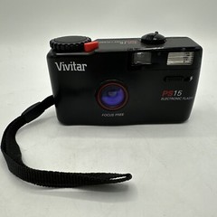 Vintage Vivitar PS15- 35mm Camera- Electronic Flash- Focus Free- Tested/Works