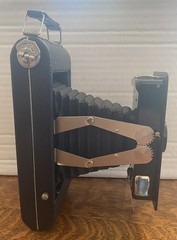 vtg 1932 Antique Art Deco Jiffy Kodak Six-16 folding roll film Bellows Camera