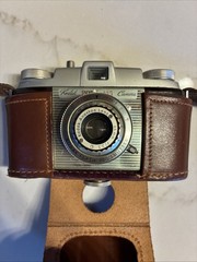 Vintage Kodak Pony 135 Model C 35mm Film Camera w/ Anaston Lens & Leather Case