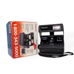 Polaroid OneStep CloseUp Instant Film Camera Black 600 Series Vintage WORKING