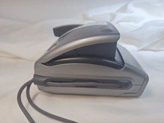 Polaroid One 600 Instant Camera: Folding Polaroid Silver/Gray