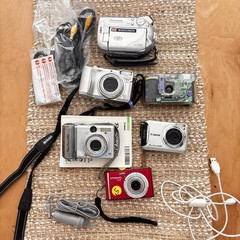 Lot Of 6 Vintage Cameras Bundle Deal! PARTS ONLY!!!! READ