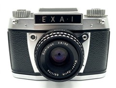 Exakta Exa 1 Silver Good Meyer Optik Görlitz Analog SLR Kit 50mm f/2.8 35mm
