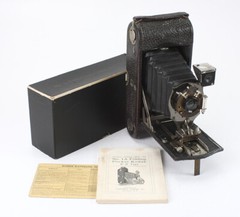 NO. 1A FOLDING POCKET KODAK R. R. TYPE, MODEL D, BOXED/cks/195412