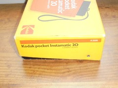 Vintage 1972 Kodak Pocket Instamatic 20 Camera Outfit Box Photography