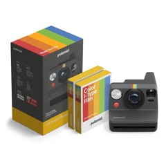 Polaroid Now 3rd Generation I-Type Instant Camera + Film Bundle – Now Black C…