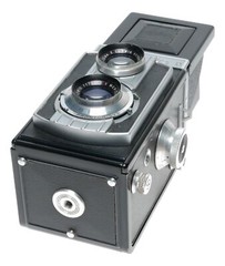 Weltaflex TLR 120 Film 6×6 Camera E. Ludwig Meritar 3.5/75mm