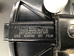 Vintage Kodak Brownie Bullet Camera Bakelite takes 127 Roll Film Display or Part