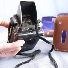 ARGUS ArgoFlex SEVENTY FIVE (75) Box Camera With Leather Case & Good Strap