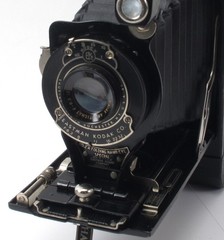 Vintage 1930 Kodak No. 2A Folding Hawkeye Special Camera BLACK!