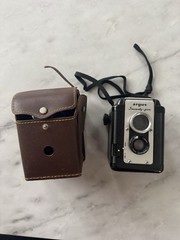Argus Seventy-five 75mm Lumar 620 Film Camera Twin Lens With Leather Case