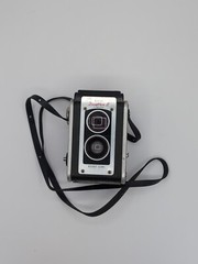 Vintage Kodak Duaflex II Camera Kodet Lens For 620 Film Made In USA UNTESTED