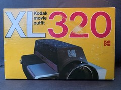 Vintage KODAK XL 320 Movie Outfit Camera Original Box & Papers Set Kit