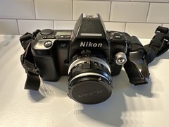 Nikon N6006 35mm SLR Film Camera Black with Nikkor-H Auto 50mm f/2 Lens PARTS
