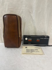 Minolta Pocket Autopak 460Tx 110 Film Camera w Case SHUTTER STICKS & NO FLASH