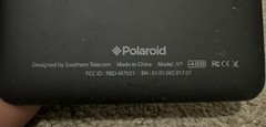 Polaroid Tablet Model V7 4GB Broken Screen For Parts Or Repair Not Working