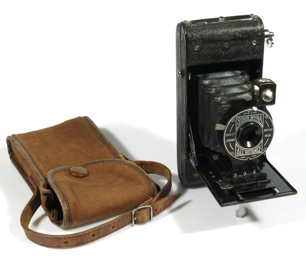 PRL) ’30 SOHO MYNA ALL DISTANCE FOLDING CAMERA BRITISH LONDON PHOTO