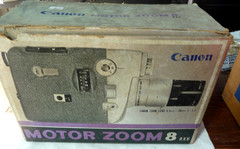 VINTAGE CANON Motor Zoom 8 (EEE) 16mm Movie Camera in Hard Case and Boxed